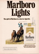 Marlboro Lights Vintage Print