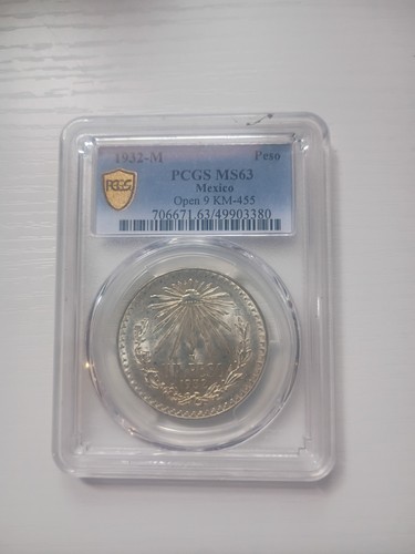 1932 mexico silver peso - mexico,