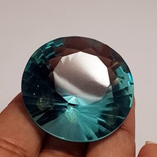 70 Ct Aquamarine Round Cut