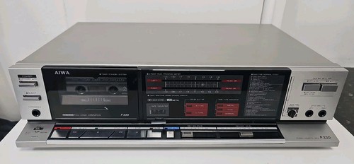 Aiwa f330 stereo cassette deck - aiwa,
