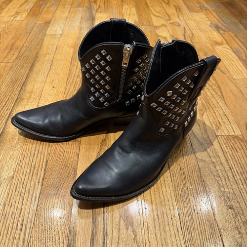 Golden goose leather metal - golden,