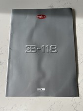 1998 Bugatti EB 118 Brochure