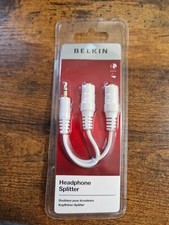 BELKIN HEADPHONE SPLITTER - BRAND NEW IN PACKAGING -  ALL ITEMS 99P 0 RESERVE
