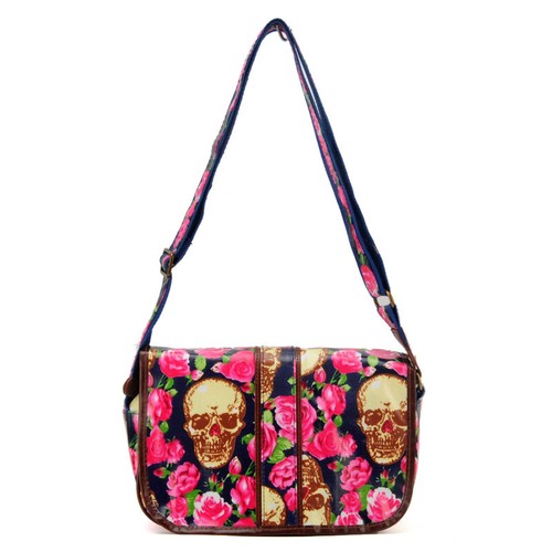 Blue roses and skull - –,