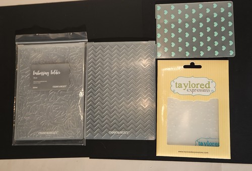 Lot embossing folders - of,