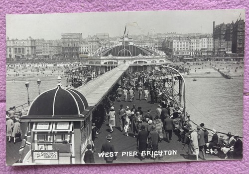 Postcard west pier brighton - west,