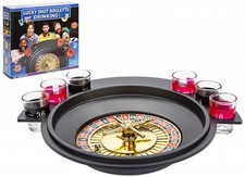 Roulette Wheel & Shot Glasses