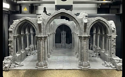 Unpainted gothic ruined - unpainted,