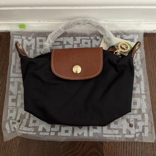 Longchamp black nylon - black, &