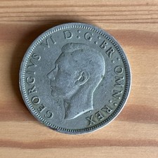 1948 George VI Half Crown Coin
