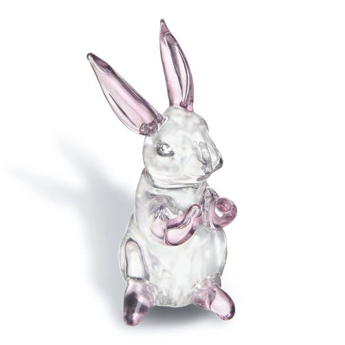 Crystal rabbit bunny figurine - crystal,