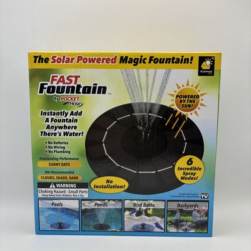 Solar powered magic fountain - solar,
