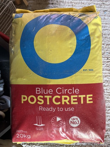 20kg blue circle - circle, postcrete