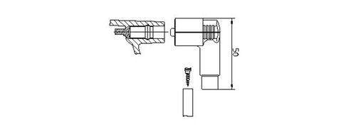 Ignition coil plug for audi - plug, vw