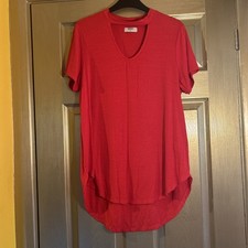 Matalan Red Ribbed Long
