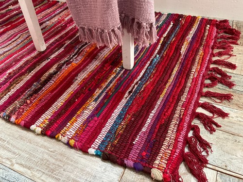 Rag rugs recycled cotton - rugs, mix