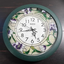 Vtg 90s Eleco Stain Glass Look