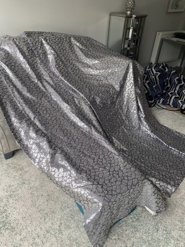 Next sequin curtain silver - next,
