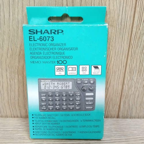 Sharp 6073 memo master 100 - sharp, el-6073