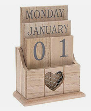 Wooden Desk Calendar Blocks