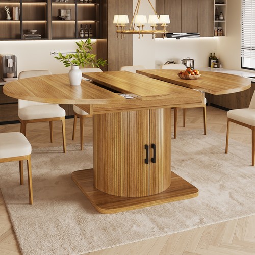 Extendable round oval - extendable,