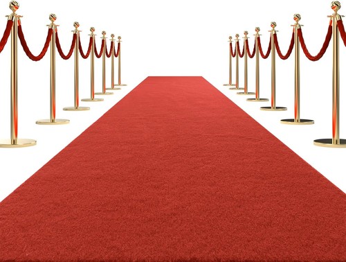 Red carpet aisle runner - red, rugs