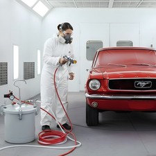 Large Paint Tank Pressure Paint Pot Adjusting Spray Range Spray Gun Outfit Kit