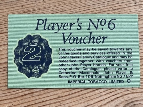 Player cigarette card - player's, 6