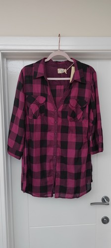 Bhs purple black buffalo - purple, check