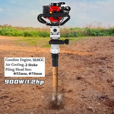 Stroke post driver petrol - 2-stroke,