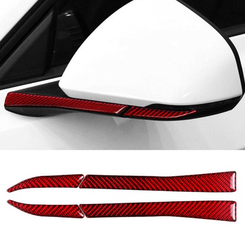 4pcs carbon fiber rearview - fiber,