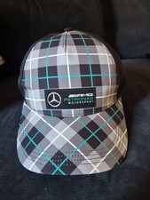 AMG Mercedes Petronas Motorsport Tartan Official Baseball Cap (RARE)