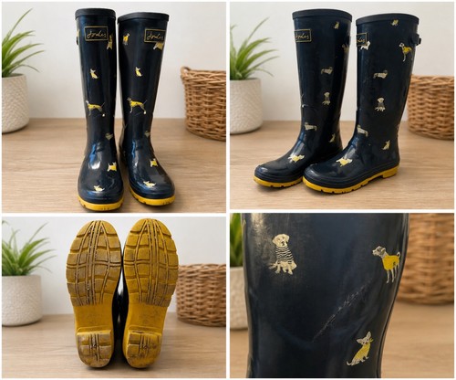Joules wellies navy dog - wellies,