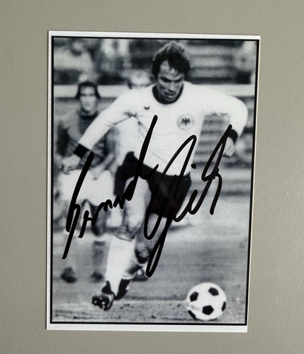 Bernhard dietz autograph 1978 - dietz,
