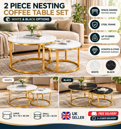 Nesting coffee tables - nesting, 2