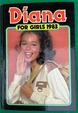 Vintage Diana For Girls Annual 1983 Hardback Book - Great condition!