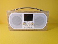 Pure Evoke H6 DAB/DAB+/FM Digital Radio with Bluetooth White & Oak Wood Finish