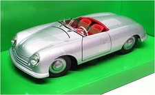 Welly NEX 1/24 Scale Diecast 24090W - Porsche 356 nr. Roadster - Silver