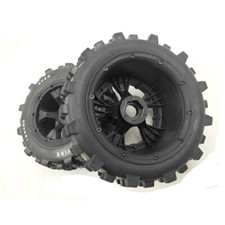 Knobby Front Wheel Set for 1/5