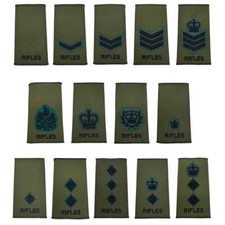 Rifles Olive Green Rank Slide