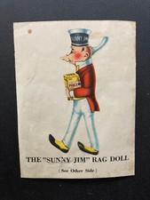 Vintage The Sunny Jim Rag Doll