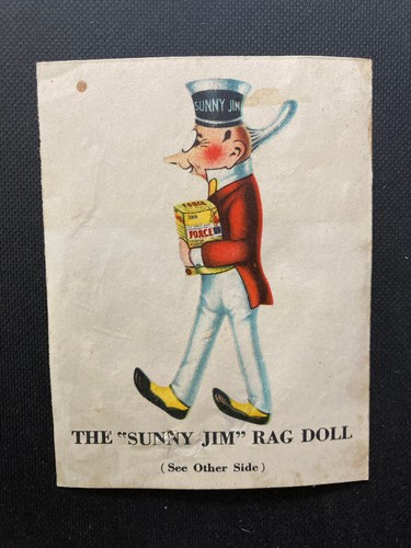 Vintage the sunny jim rag - vintage, doll