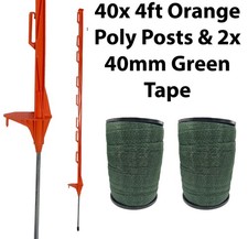 40x 4ft (120cm) Electric Fence