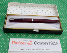 PARKER 45 Convertible Fountain Pen - in original box