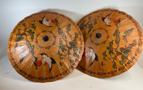 Vintage oriental painted - vintage,
