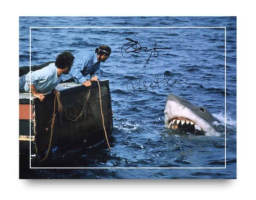 Shaw dreyfuss signed jaws - dreyfuss,