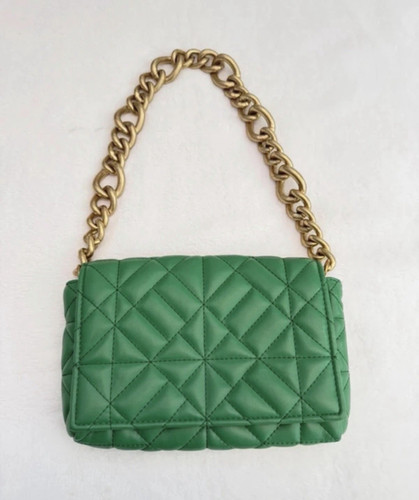 Zara womens medium green faux - womens,