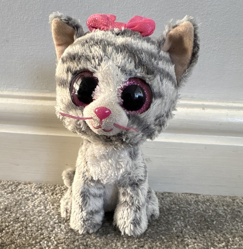 Beanie boo grey tabby cat - beanie,