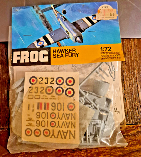 Hawker sea fury frog - sea,