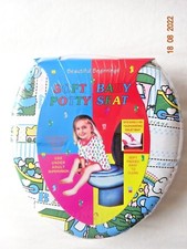BABY TODDLER COLOURFUL PATTERN SOFT TRAINING WC TOILET PADDED SEAT BOY GIRL